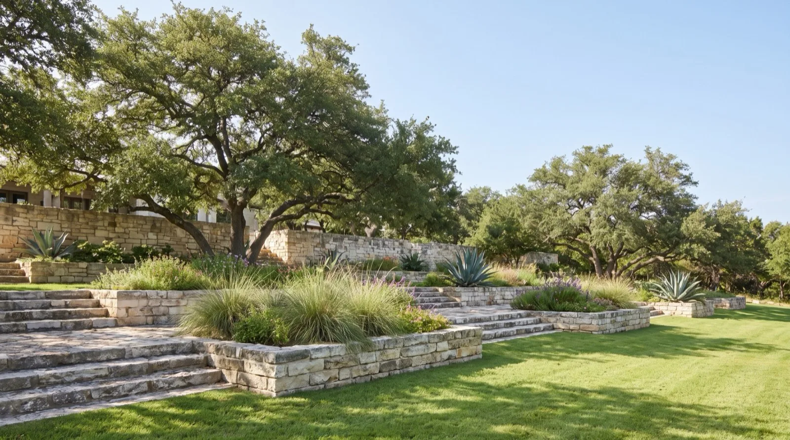 Award-winning residential landscape by Texas Best