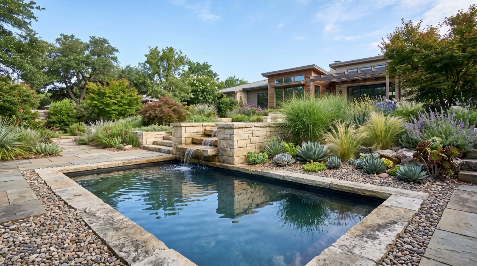 Award-winning residential landscape by Texas Best